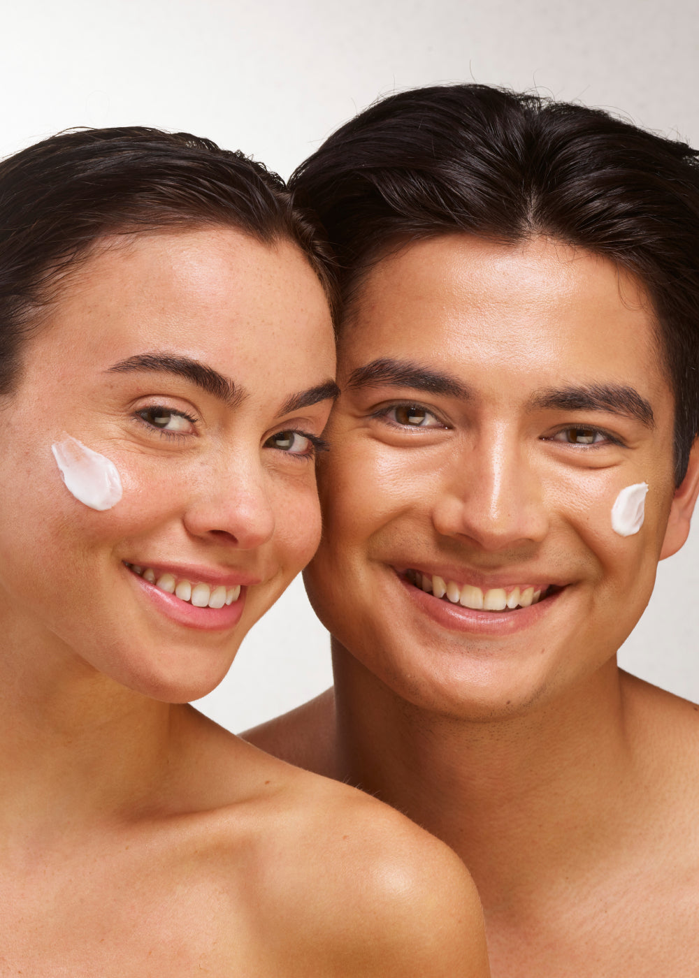 Smiling Couple using LightWater Fresh Daily Duo - how to use