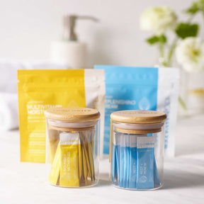 West Pack Lifestyle - What made you fall first, the glass jar or label? 😍  Glass Jar from us 👀 >> bit.ly/laundry-jar Labels from MK Method Organisers  📷 @mkmethod Great Storage idea